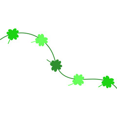 Flat St Patricks Day Decoration