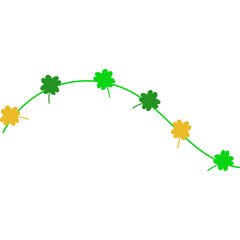 Flat St Patricks Day Decoration