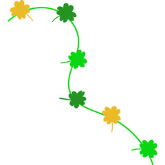 Flat St Patricks Day Decoration