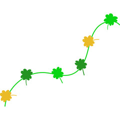 Flat St Patricks Day Decoration