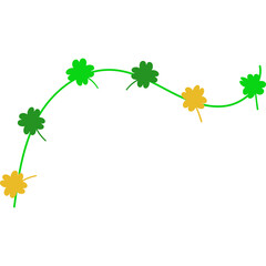 Flat St Patricks Day Decoration