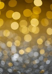 A beautiful abstract background texture featuring soft gold and silver shimmering bokeh lights and defocused subtle sparkle effects ideal for design projects, illumination, texture, brilliant