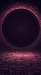 Abstract background conveying a profound sense of potential and echoing depth within a vast, empty, textured, and deeply resonant void space, vacuum, frequency, shadow