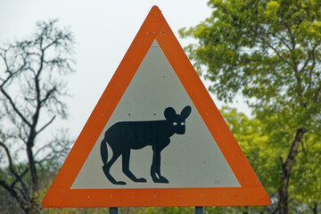 Verkehrsschild Wildwechsel