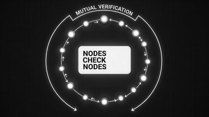 Digital Network of Nodes Undergoing Mutual Verification