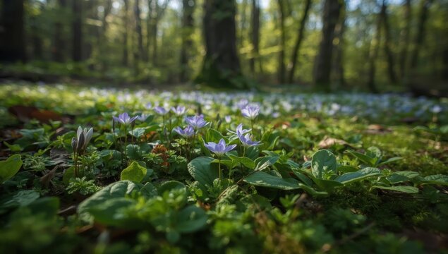 Lovely liverworts in the woods