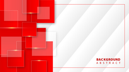 BACKGROUND ABSTRACT GEOMETRIC RED AND WHITE