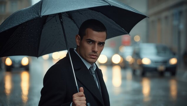 Individual with tablet featuring a digital lock symbol, in a dark-themed digital artwork, representing cybersecurity - Powered by Adobe