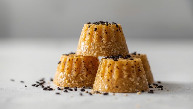 Khaja: A sweet treat from Maharashtra's Konkan region, made with besan, jaggery, ginger, and black sesame, often called Malvancha Khaja