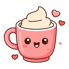 cup of coffee with heart