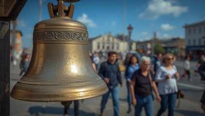 Fototapeta premium lovely street bell