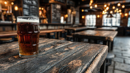 Drink list on a chalkboard in a pub