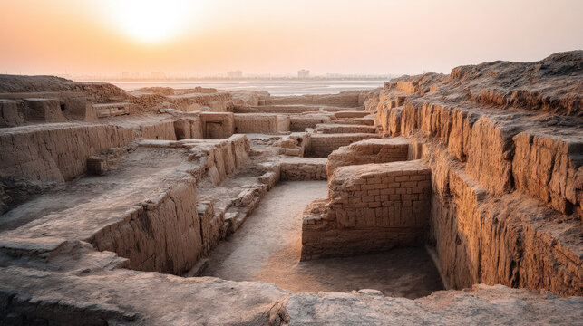 Gaochang ancient ruined city on the Silk Road