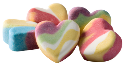 heart shaped candies