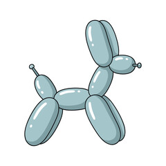 Balloon dog sculpture Vector