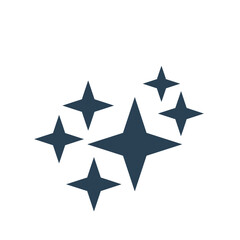 Scattered stars in deep space Vector