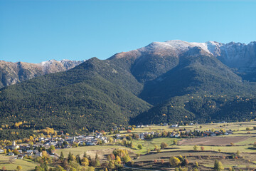 landscape with mountains