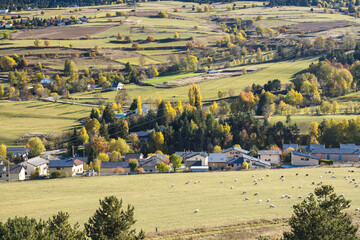 landscape of Pyrenees