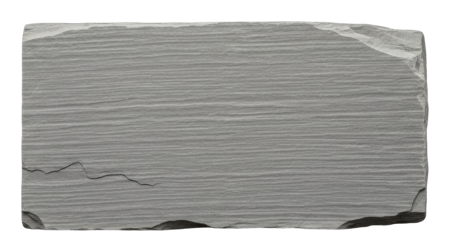 Natural slate stone texture neutral isolated on transparent background - Powered by Adobe