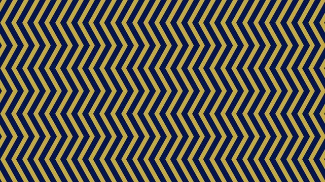 A close-up view of a repeating zigzag pattern with thin golden-yellow lines on a dark blue background, creating a dynamic and modern geometric design.