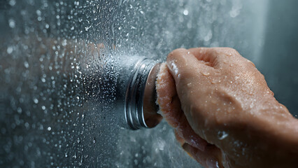 Soap dispenser detailing emphasizing sanitation and attention to small bathroom elements