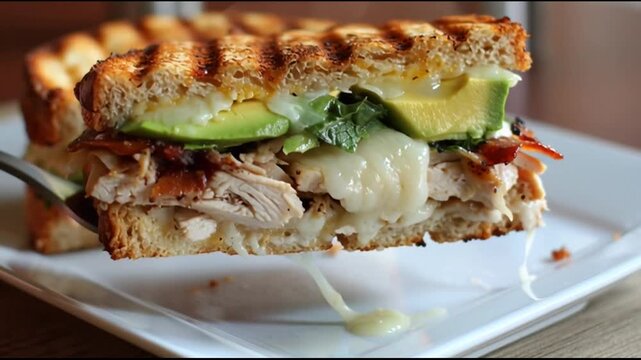 Grilled Turkey Avocado Panini