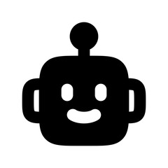 Robot icon vector UI