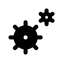 Configuration icon vector UI