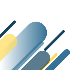 Geomteric Transparant Corner Illustration