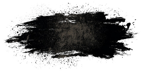 Naklejka premium Grungy hand drawn brush stroke background design with smear drip scratch and texture vector background.