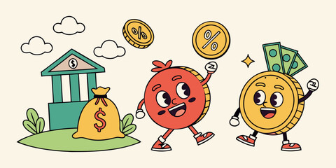 Image: Modern Business Productivity Illustration
Modern Business Productivity Illustration with Characters Working on Laptops, Growth Charts, and Mechanical Gears