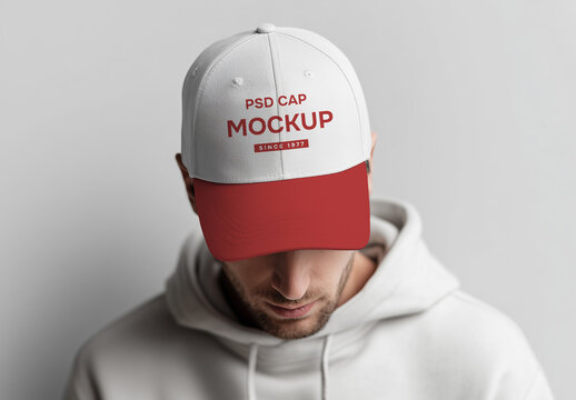 Baseball cap mockup