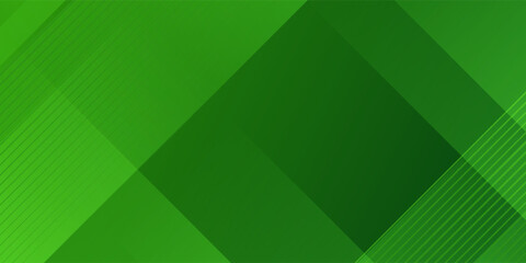 Abstract green sporty background template vector with shiny lines and lights.