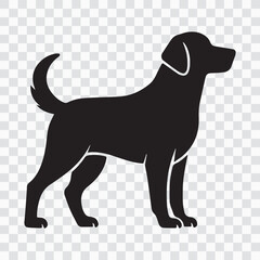 Dog Silhouette | Canine Pet Icons, Minimalist Animal Poses