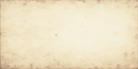 Obraz premium A blank vintage parchment with a stained brown grunge texture creates an aged antique paper background featuring a worn sepia pattern and grungy textured design for an ancient art backdrop