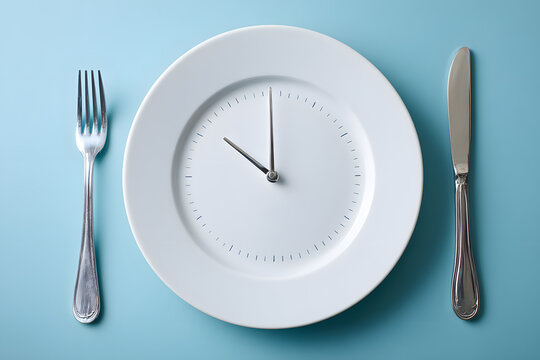 plate with fork and knife