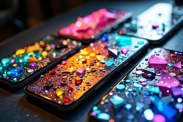 Shattered Screen Art: Transforming Broken Smartphone Screens into Colorful Glass Masterpieces
