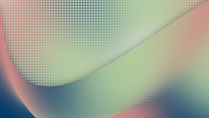 abstract background with halftone and wave