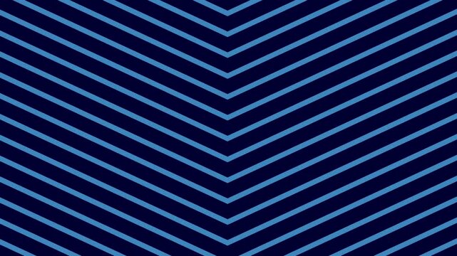 Abstract geometric pattern with light blue diagonal chevron lines on a dark blue background, creating a dynamic and modern visual texture.