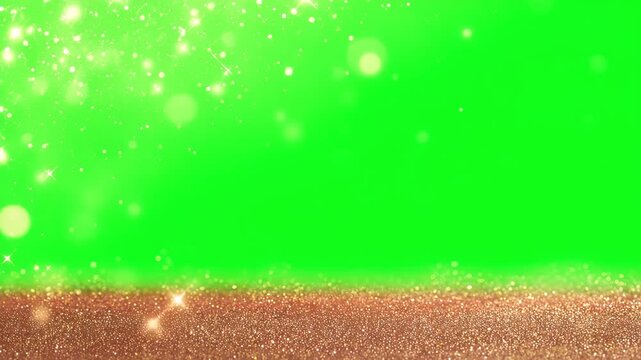 Golden sparkly particles. Golden Fairy Glitter shining Dust Particles Transitions particles and sparkles. Christmas gold glitters. Bokeh lights. glowing dust trail. Logo revealer. Intro animation 3D g