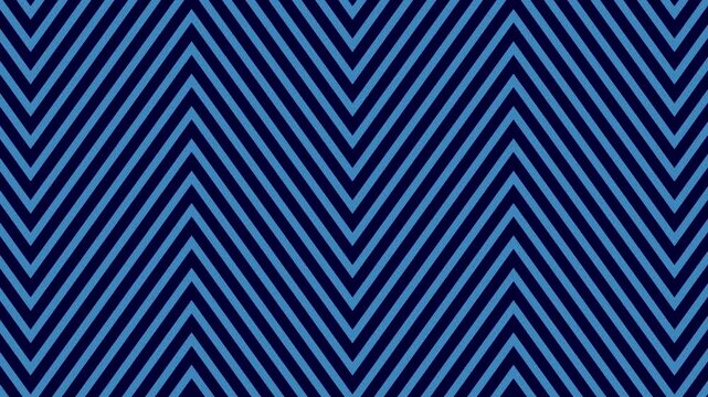 A repeating geometric pattern of dark blue and light blue zigzag lines creating a chevron design.