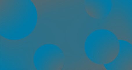 Abstract background with Cerulean blue circles Gradient Design Copy Space