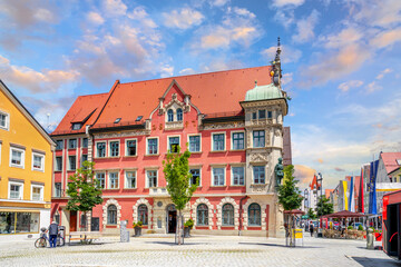 Obraz premium Altstadt, Mindelheim, Deutschland 