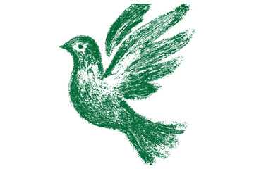 Vogel of peace,
Taube Zeichnung, Vintage Vogel Illustration