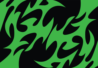 Obraz premium The Undulating Totem A Seamless Sea of Primal, Rhythmic Waves in Eternal Motion