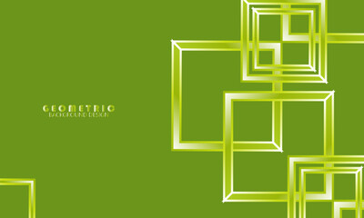 Modern abstract square bright green gradient overlap geometric background. Cool pattern with simple style background. Simple design, web