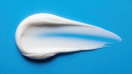 Shell on blue background featuring a 3d vector illustration with flying curves and a silk texture pattern for a light water wave web banner design