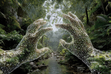 The fusion of man, nature and technology