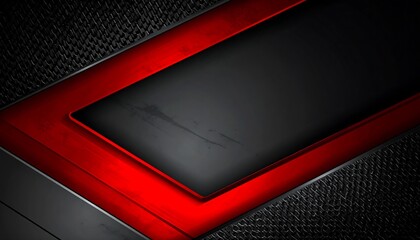 Red Framed Rectangle on Dark Background.