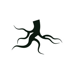 root  logo icon illustration flat